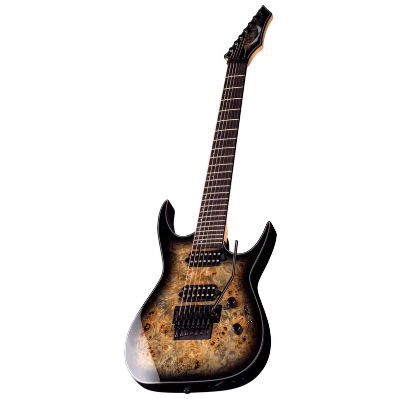 Dean Guitars EXILE SEL 7 F FL NBST Exile Select 7 Strings Floyd Fluence (Nat Black Burst)