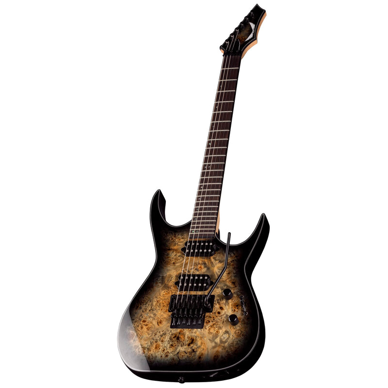 Dean Guitars EXILE SEL F FL NBST Exile Select Floyd Fluence Electric Guitar (Nat Black Burst)