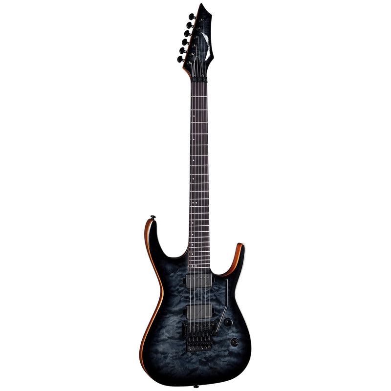 Dean Guitars EXILE SEL F NT QM SBB Exile Select Floyd Electric Guitar (Trans Black Burst)