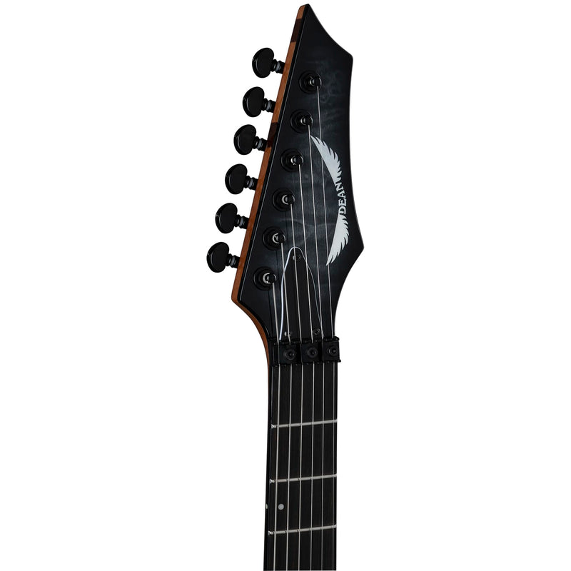 Dean Guitars EXILE SEL F NT QM SBB Exile Select Floyd Electric Guitar (Trans Black Burst)