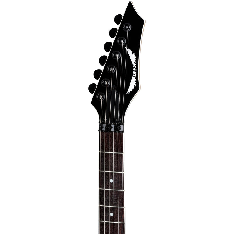 Dean Guitars EXILEX F BKS Exile X Floyd Electric Guitar (Black Satin)