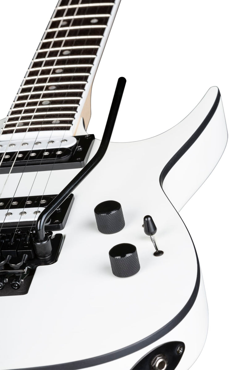 Dean Guitars EXILEX F SWH Exile X Floyd Electric Guitar (Satin White)