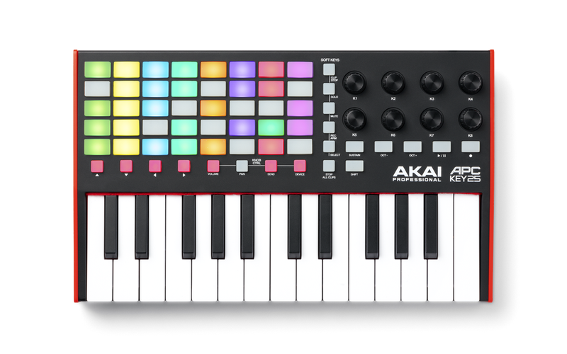 Akai APCKEY25MK2 Ultra-Portable All-In-One Ableton Live Controller - 25 Keys (DEMO)