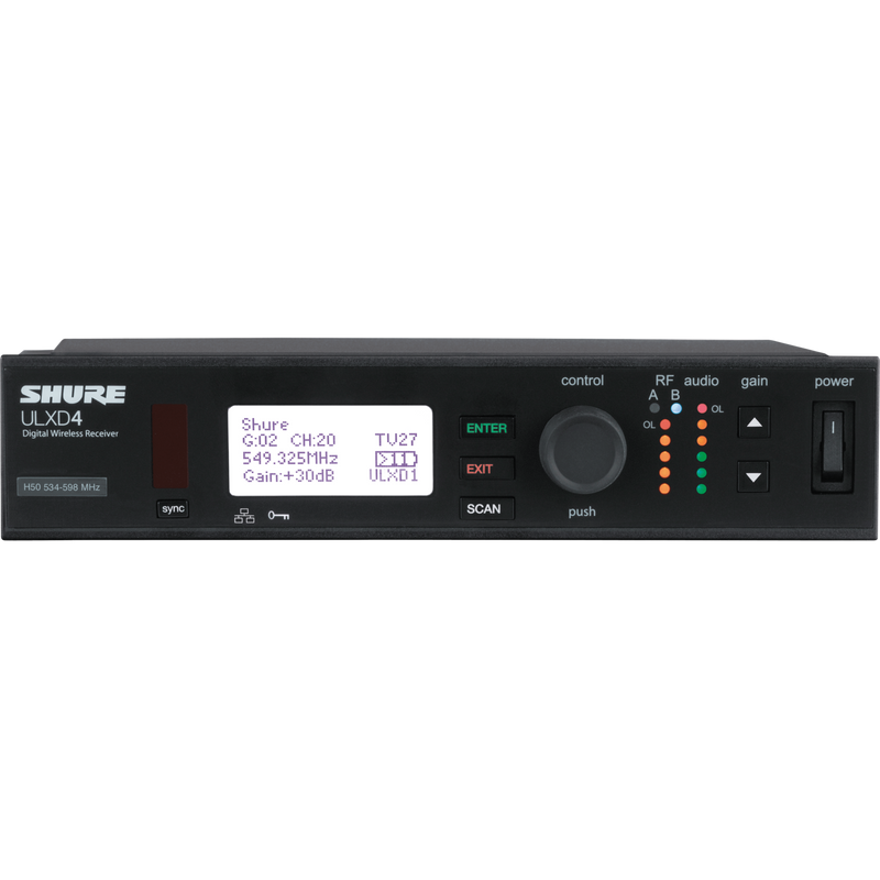 Shure ULXD4-H50 Digital Wireless Receiver Frequency H50 (DEMO)