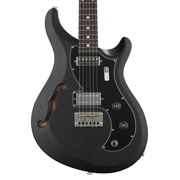 PRS S2 VELA SATIN Guitare électrique semi-creuse (charbon de bois satiné)