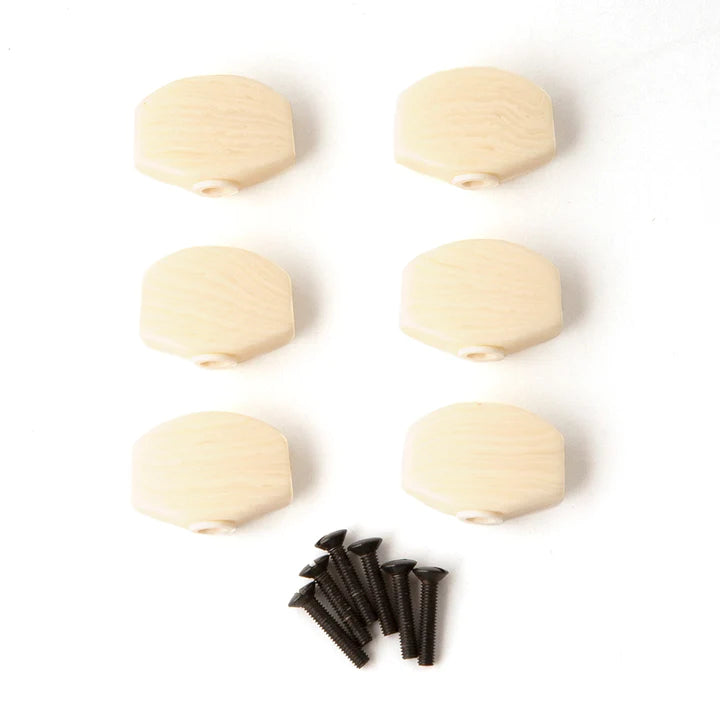 PRS Phase II/III Tuner Buttons - 6 Pack (Faux Bone)