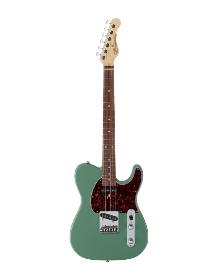G&L FDACL-TEA-CR Fullerton Deluxe ASAT Classic Electric Guitar (Matcha Green)