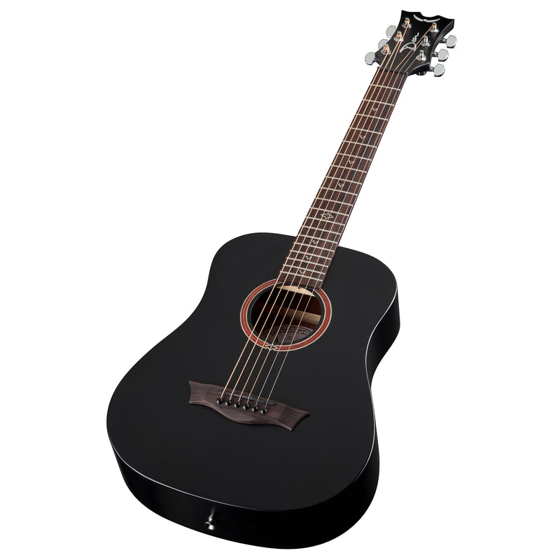 Dean FLY BKS - Guitare acoustique taille 3/4 - Noir satiné