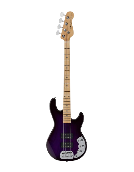 G&L L2000-CLF-PPB-MP CLF Research L2000 Electric Bass Guitar (Purpleburst)