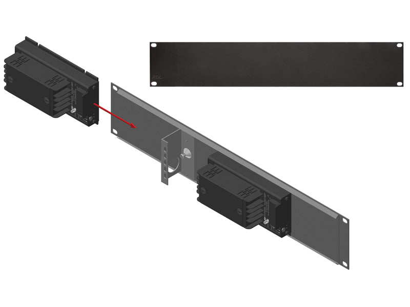 Adaptateur RDL FP-RRA Rack pour la série Flat-Pak - 19 "FIXE