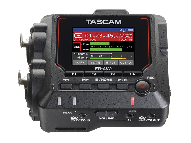 Tascam FR-AV2 Compact 32-Bit-Float Field Recorder and Timecode Generator