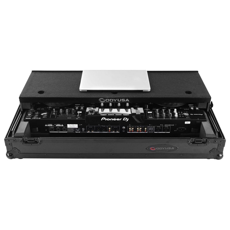 Odyssey FZGSXDJXZW1BL Pioneer XDJ-XZ Black Label Glide Style Case w/Wheels and 1U Rack (DEMO)