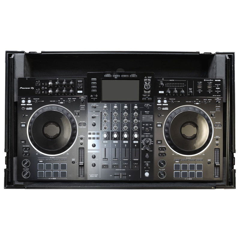 Odyssey FZGSXDJXZW1BL Pioneer XDJ-XZ Black Label Glide Style Case w/Wheels and 1U Rack (DEMO)