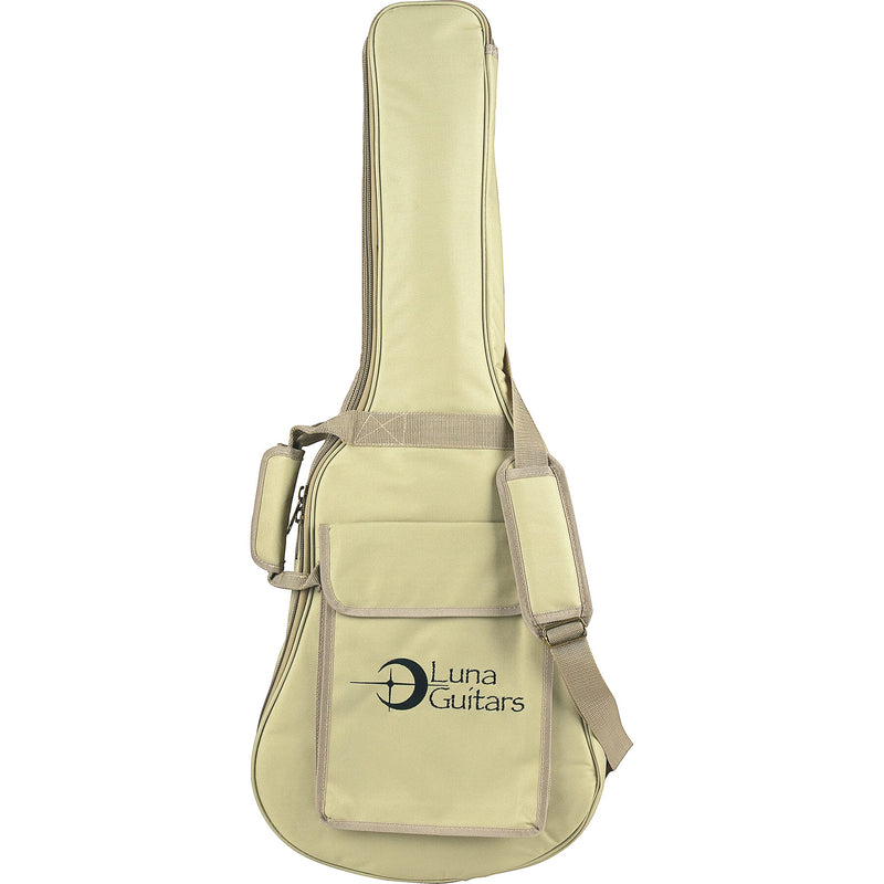 Luna GB SAF Safari Series Heavy Padding Acoustic Guitar Gig Bag (Tan)