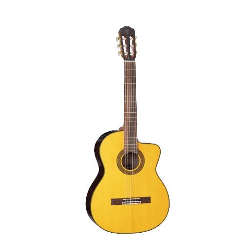 Takamine GC5CE-NAT Classical Acoustic Electric Guitar (Natural) + FREE On-Stage XCG-4 Classic Guitar Stand (BUNDLE)