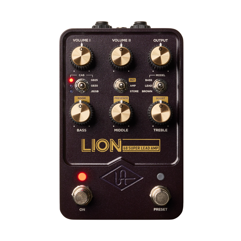 Pédale d'émulation d'ampli Super Lead Universal Audio LION '68