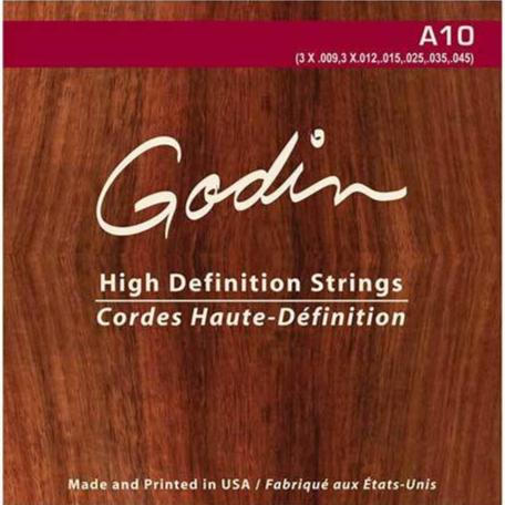 GODIN GUITARE A10 CORDES DE GUITARE électrique à haute définition