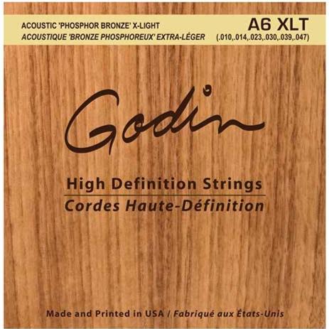 Guitares GODIN A6 XLT Guitare acoustique Hd Strings