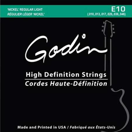 Godin Guitars E10 Electric Guitar HD Strings