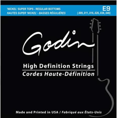 Godin Guitars E9 Electric Guitar HD Strings