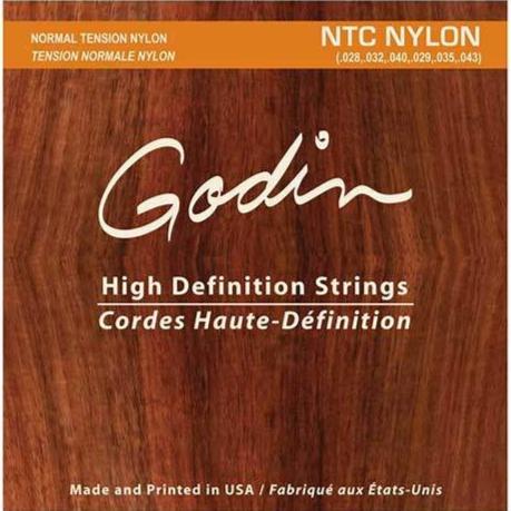 Godin Guitar NTC Nylon Classical Guitar HD Strings