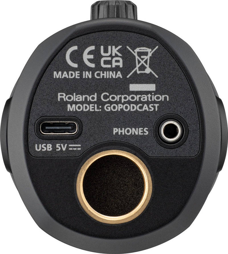 Roland Go Podcast USB Podcast Microphone