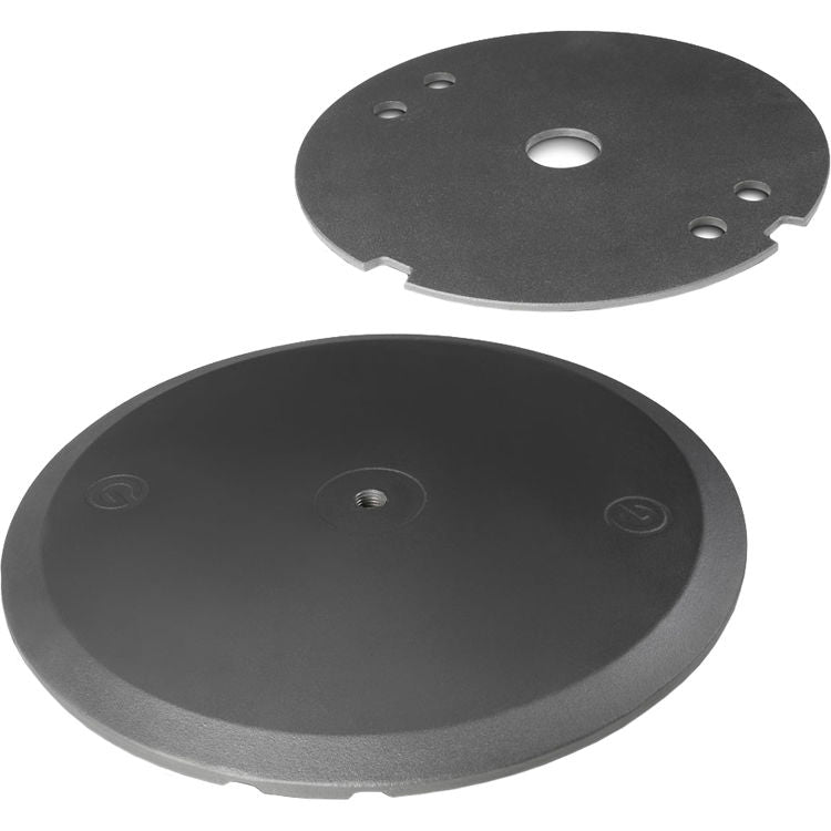 Gravity GR-GWB123SET1B Round Cast Iron Base and Weight Plate Set for M20 Poles (DEMO)