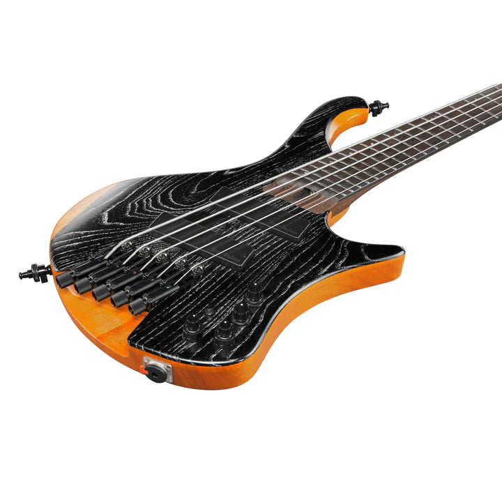 Ibanez EHB1135MSSKL 5 Strings Headless Mutli-Scale Electric Bass Guitar (Silver Wave Black Low Gloss)