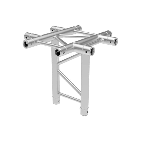 Global Truss F32-IB-4073H 5-Way Horizontal Cross-Junction for F32 I-Beam Truss System (1.64')