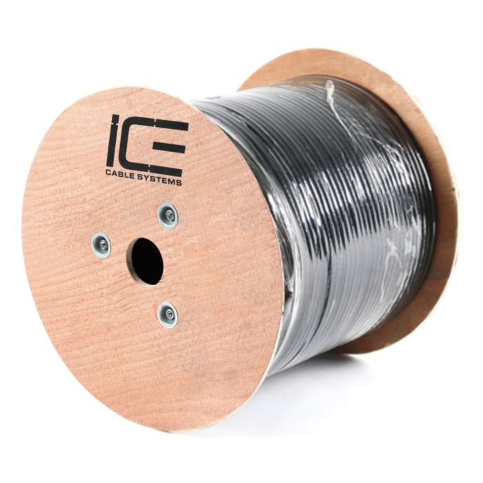 Ice Cable 18-2/LVB/GRY/SPOOL/1000 18-2 Câble 0-10 V – Bobine de 300 m (gris)