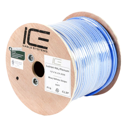 Ice Cable LUTRON46L/QSL/P/500 Plenum 22-2+ 12-2 + 18-1 Lutron Cable - 500ft Spool