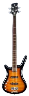 Warwick RockBass CORVETTE CLASSIC Left-Handed Electric Bass Guitar (Almond Sunburst Transparent High Polish)