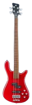 Warwick RockBass STREAMER LX Electric Bass Guitar (Red Metallic High Polish)
