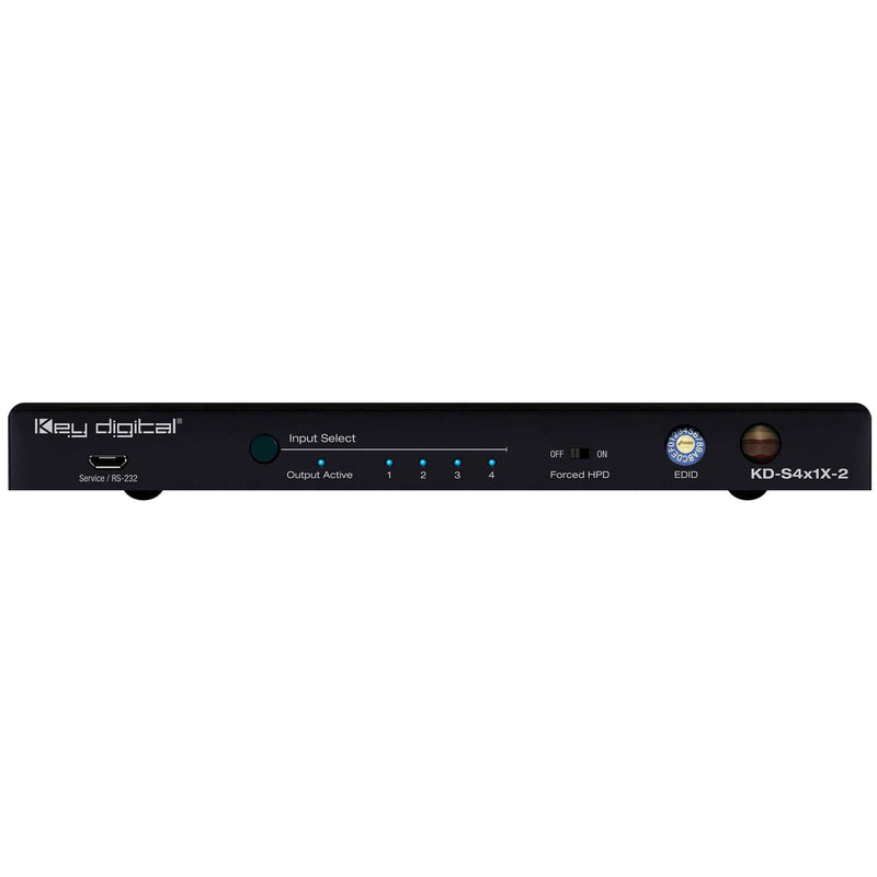 Clé Digital KD-S4X1X-2 Switcher HDMI avec L / R et sortie audio optique