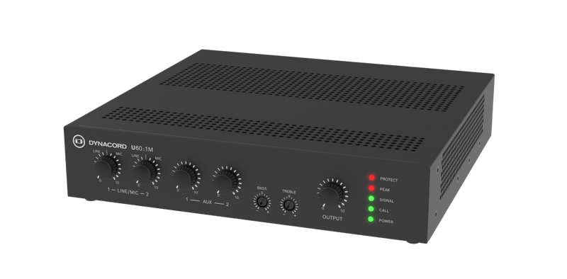 Dynacord U60:1M 1 Channel 60W Mixer Amplifier