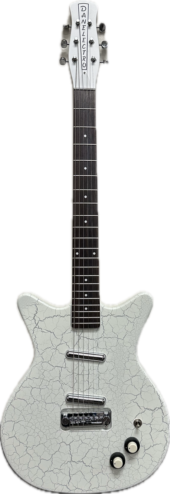 Danelectro 59 NOS+ Guitare électrique (White Crackle)