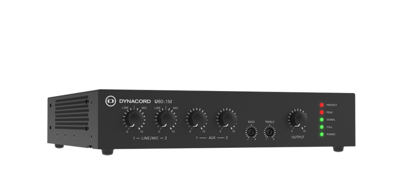 Dynacord U60:1M 1 Channel 60W Mixer Amplifier