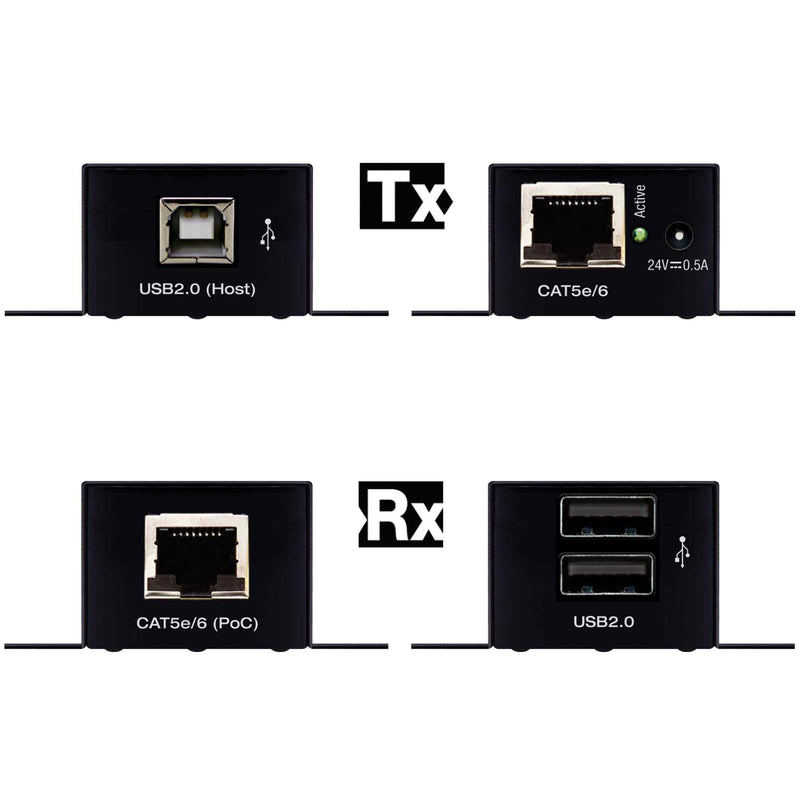 Clé Digital KD-XUSB2 USB 2.0 sur Cat5e / 6 Extender