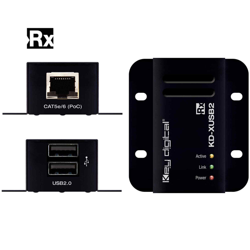 Clé Digital KD-XUSB2 USB 2.0 sur Cat5e / 6 Extender