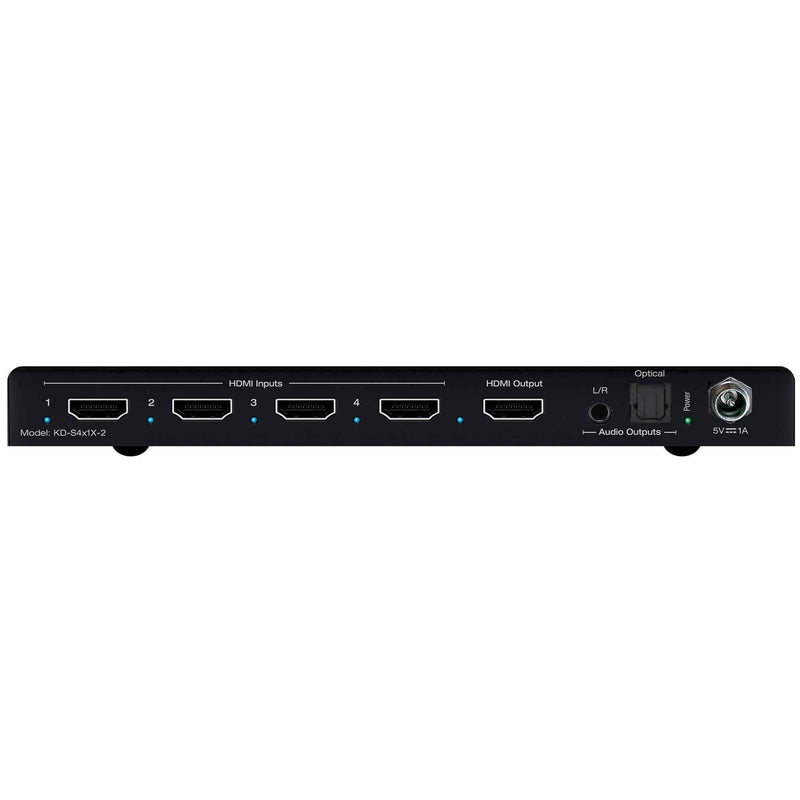 Clé Digital KD-S4X1X-2 Switcher HDMI avec L / R et sortie audio optique