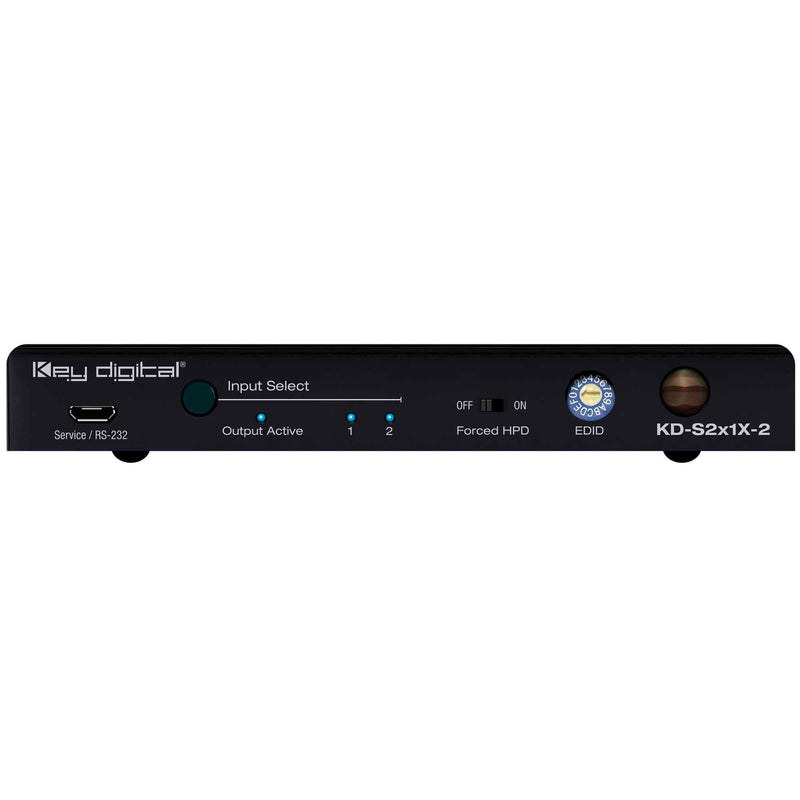 Clé Digital KD-S2X1X-2 Switcher HDMI avec L / R et sortie audio optique