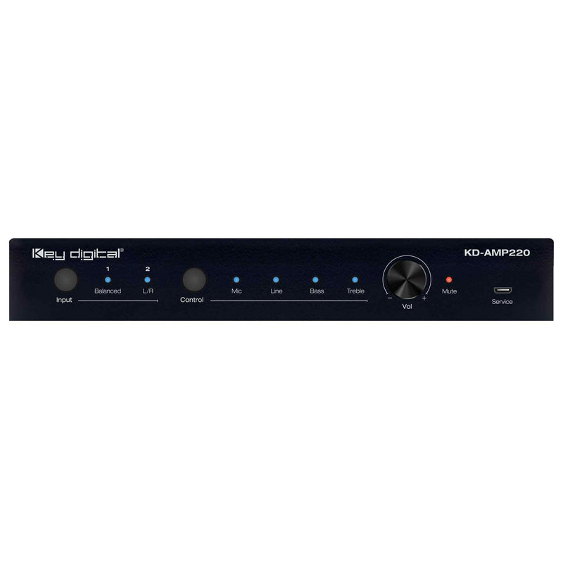 Key Digital KD-3.5MMEXT6 Compact Digital Amplifier and Pre-Amplifier