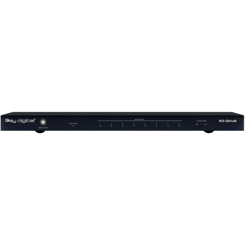 Key Digital KD-DA1X8 HDMI Distribution Amplifier
