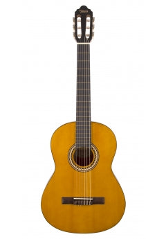 Valencia VC204L Guitare classique taille 4/4 pour gaucher (finition satinée naturelle antique)