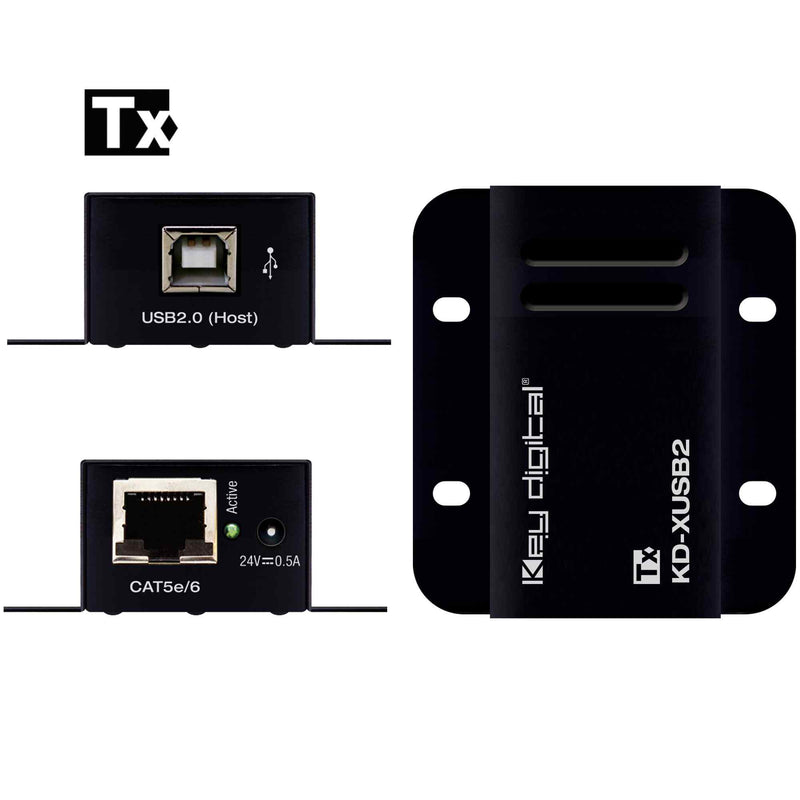 Clé Digital KD-XUSB2 USB 2.0 sur Cat5e / 6 Extender