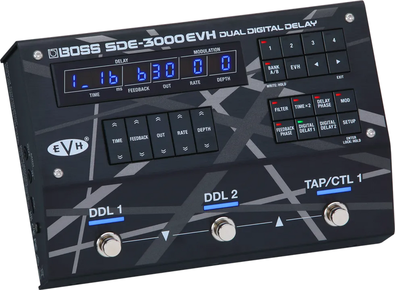 Boss SDE-3000EVH Dual Digital Delay Pedal With EVH