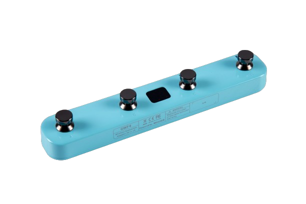 GTRS Guitars GWF4 Series Wireless Footswitch (Blue)