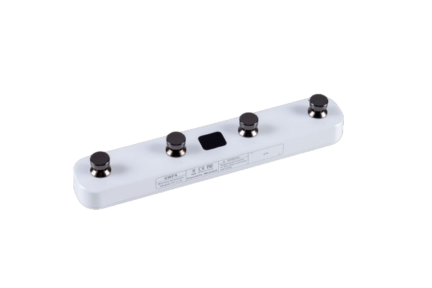 GTRS Guitars GWF4 Series Wireless Footswitch (White)
