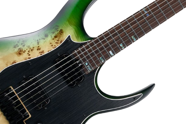 GTRS Guitars M810-GB Electric Guitar (Green Burst)