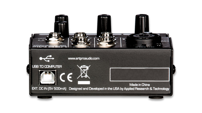 Mélangeur 3 canaux ART USBMIX et interface audio pour ordinateur